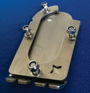 Bmw R1200/1250 Gsa ampliador de descanso em inox modelo slim c/kit baixo