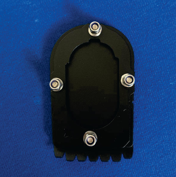 Bmw R1200/1250 Gsa ampliador de descanso modelo dentado inox kit baixo