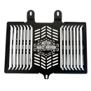 HD Panamerica 1250 – protetor de radiador aletado em aço preto