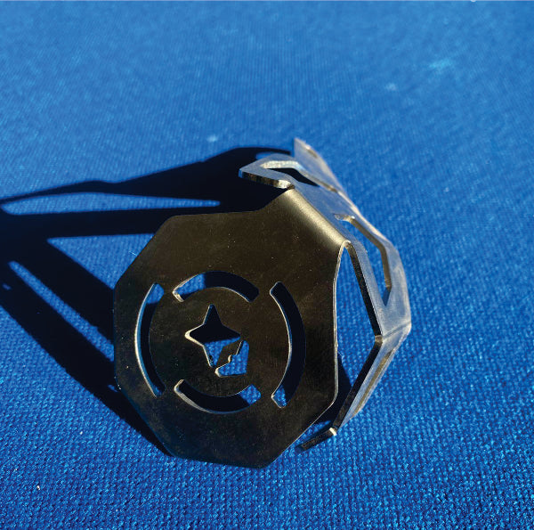 Bmw R1200/1250 GS Adventure – protetor de farol com grade em aço e aro de acrílico color