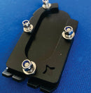 Bmw R1200/1250 Gsa ampliador de descanso em inox modelo slim c/kit baixo