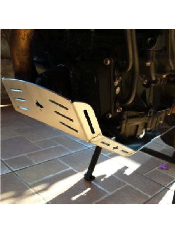 Bmw F700 GS Premium – protetor de cárter alumínio + jogo 4 coxins