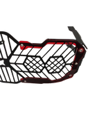 Bmw R1200/1250 GS Adventure – protetor de farol com grade em aço e aro de acrílico color