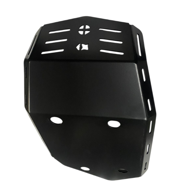 Bmw F700 GS Premium – protetor de cárter alumínio + jogo 4 coxins