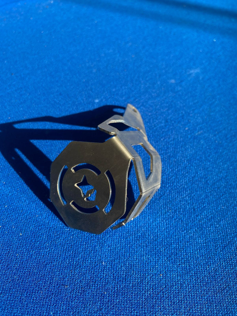 Bmw R1200/1250 GS Adventure – protetor de farol com grade em aço e aro de acrílico color